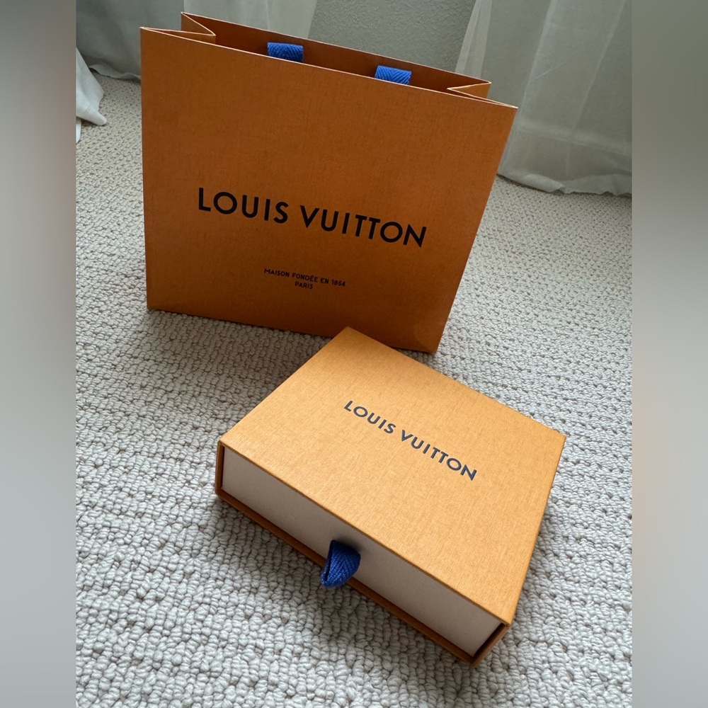 Louis Vuitton empty box and bag